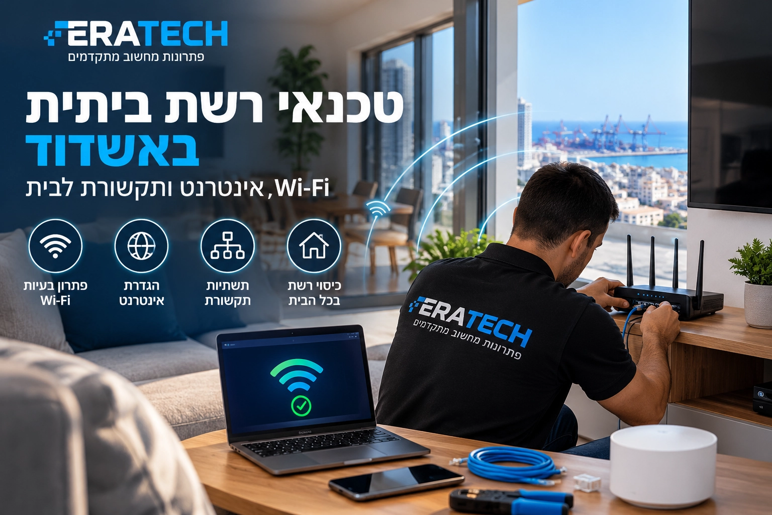 טכנאי רשת ביתית באשדוד